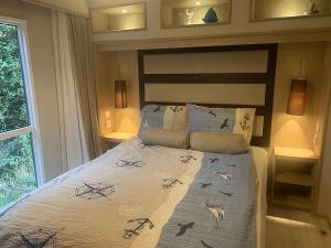 Postel nebo postele na pokoji v ubytování Watt-Fee