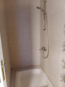 une salle de bain avec douche et toilettes dans l'établissement The Horizon House, à Louxor