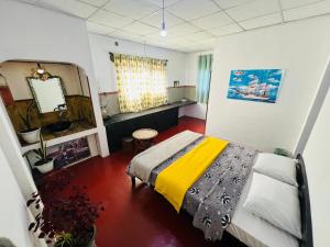 Postel nebo postele na pokoji v ubytování sasru holiday home