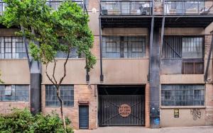 Bygningen som lejligheden ligger i