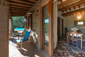 Αίθριο ή υπαίθριος χώρος στο Podere La Tona