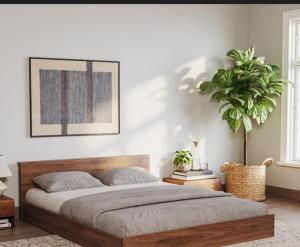 Postel nebo postele na pokoji v ubytování Murali Manohar homestay