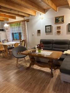 Posezení v ubytování Domek Jaśka