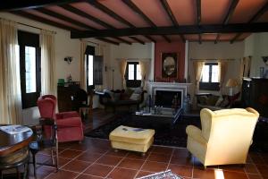 Posezení v ubytování Cortijo puertoelperal