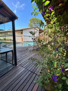 Balkón nebo terasa v ubytování Pousada e Residencial Villafranca + 26 fotografií