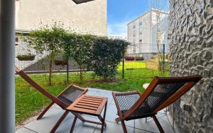 Zahrada ubytování Cocon avec petit jardin centre Bondy