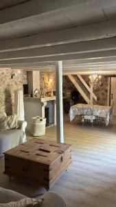 Posezení v ubytování La Toscana de Corvo