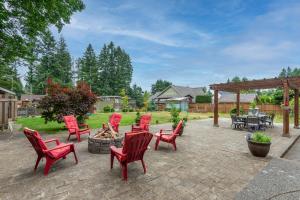 Κήπος έξω από το The Wood Shed with hot tub