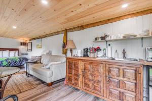 Η κουζίνα ή μικρή κουζίνα στο The Wood Shed with hot tub +7 φωτογραφίες