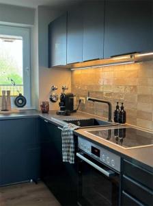 Køkken eller tekøkken på Frida am Meer