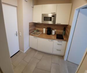 Køkken eller tekøkken på Strandfloh