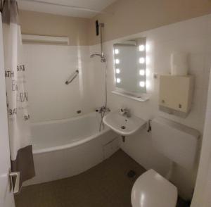 Et badeværelse på Strandfloh