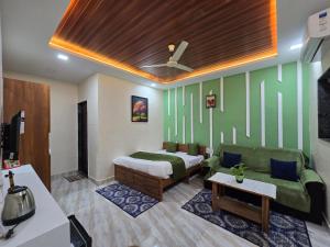 TV a/nebo společenská místnost v ubytování Saaz Resort