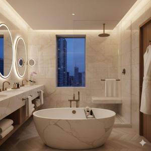 Koupelna v ubytování Luxe Shalimaar