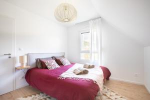 En eller flere senge i et værelse på Kientzheim - Le coeur des vignes + 52 billeder