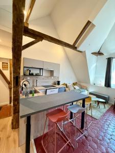 Køkken eller tekøkken på Perfect pied-à-terre in Dijon