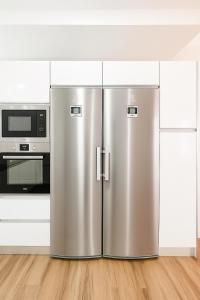 Kuchyň nebo kuchyňský kout v ubytování Night In Sevilla Castilleja