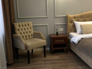 Χώρος καθιστικού στο Premium Apartment on Kobylianska Street - City Center