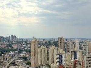 Nespecifikovaný výhled na destinaci Goiânia nebo výhled na město při pohledu z apartmánu