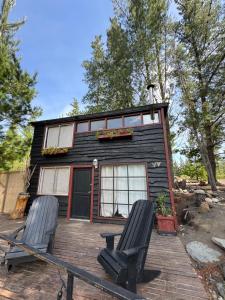 El edificio en el que está la casa vacacional