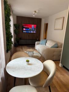 Μια τηλεόραση ή/και κέντρο ψυχαγωγίας στο Appartement cosy centre ville