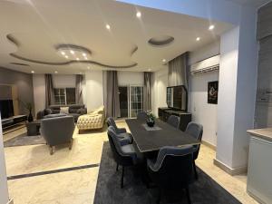 Χώρος καθιστικού στο White Greece villa