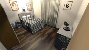 Ένα ή περισσότερα κρεβάτια σε δωμάτιο στο Ort des Entstehens