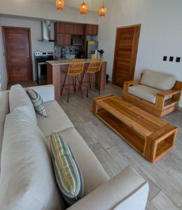 Η κουζίνα ή μικρή κουζίνα στο Condominios POSTOMARE +9 φωτογραφίες