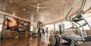Fitness centrum a/nebo fitness zařízení v ubytování Nubia El Karma Beach Resort & Aqua Park