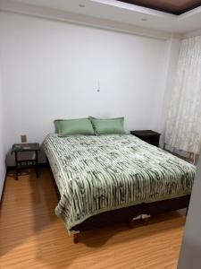 Ένα ή περισσότερα κρεβάτια σε δωμάτιο στο Comfortable apartment in Sopocachi +11 φωτογραφίες