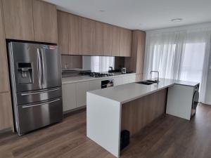 Una cocina o cocineta en Box hill townhouse