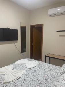 Postel nebo postele na pokoji v ubytování Apartamento individual Sinop 11