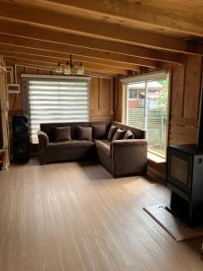 Posezení v ubytování Cabañas el mañio