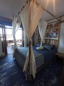 Postel nebo postele na pokoji v ubytování Máncora Beach apartment