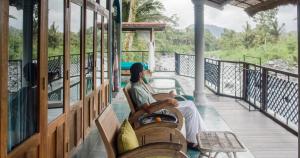 En balkon eller terrasse på Darmada Eco Resort