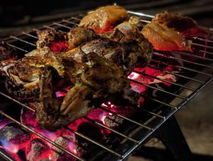 Equipo para parrilladas disponible en el resort