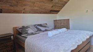 Postel nebo postele na pokoji v ubytování Relaks Nad Potokiem