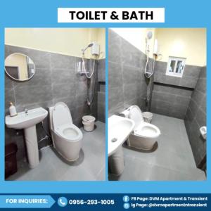 Koupelna v ubytování DVM Apartment & Transient + 13 fotografií