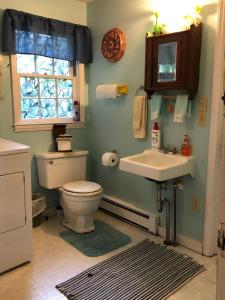 Koupelna v ubytování Secluded Family-Friendly Cabin Rental on 90 Acres in Newland, North Carolina