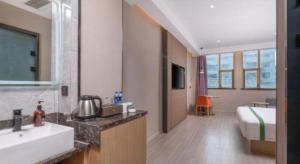 Un baño de GreenTree Inn JiangSu Changzhou Lijia Town Wujin Road Business Hotel