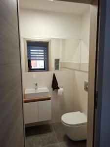 Koupelna v ubytování Kleines Apartment