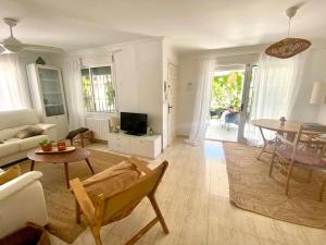 Χώρος καθιστικού στο Villa Jardín botánico