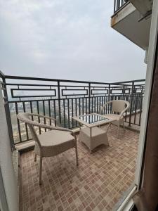 Balkón nebo terasa v ubytování Swanky studio + 3 fotografie