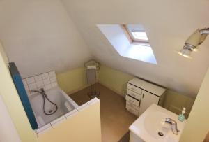 Koupelna v ubytování hotel de la bonnaventure