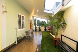 Zahrada ubytování Yellow home stay-10min walk to kanyakumari beach