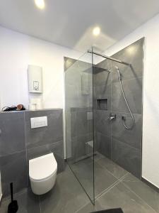 Koupelna v ubytování Zentrale Wohnung nahe City-Galerie Siegen