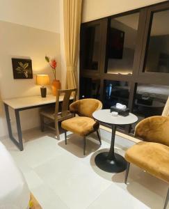 Posezení v ubytování Đông Như 7 Hotel