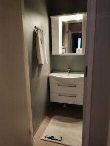 Koupelna v ubytování Talitintti Levi, 1 bedroom apartment, family friendly