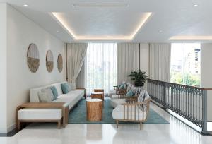 Posezení v ubytování PureJoy Hotel City Center Phu Quoc + 17 fotografií