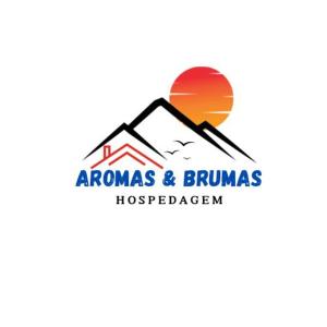 ein Logo für Eicheln und Penner Gasthaus für Hogesteading in der Unterkunft Aromas e Brumas hospedagem in Brumadinho